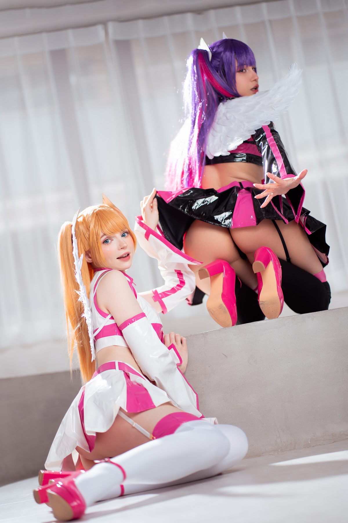 Peachmilky Miriella + Liliel Jean WanWan Collab COS写真