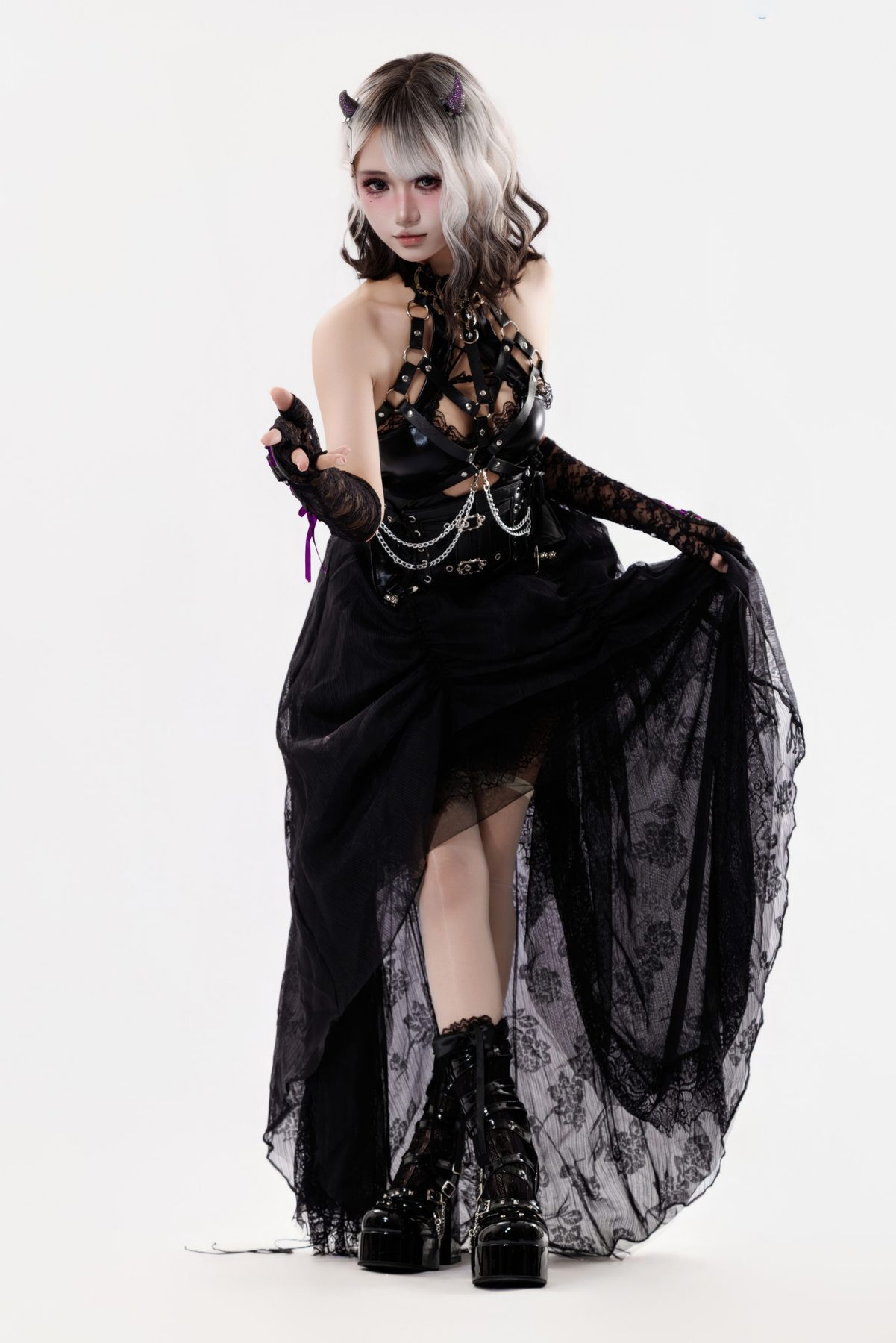 柒柒不可爱 魔女盛宴 COS写真