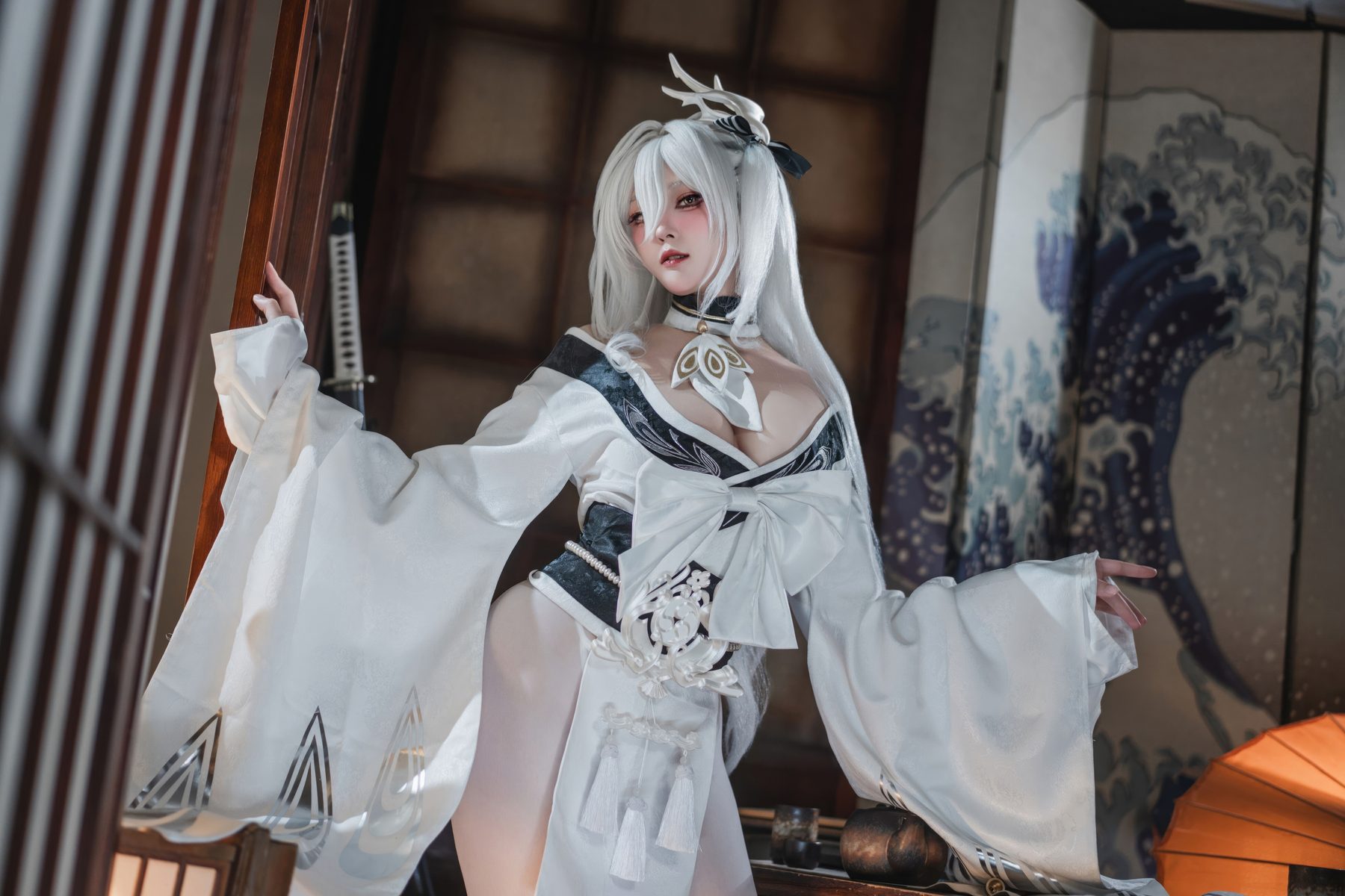 Natsuko夏夏子 白凤和服 碧蓝航线 COS写真