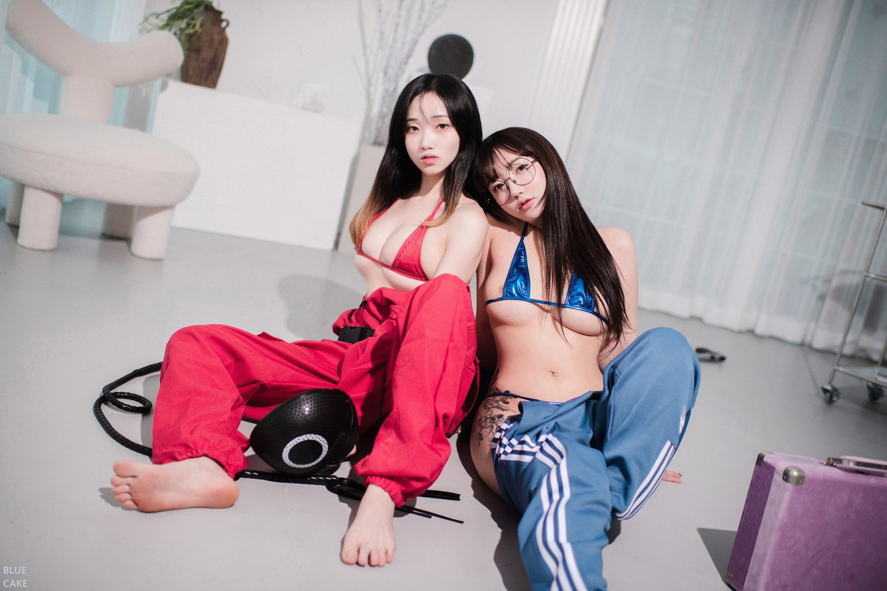 Son Ye Eun 孙乐乐 Bambi BLUECAKE Vol 0048 Play Game 双人成行 COS写真
