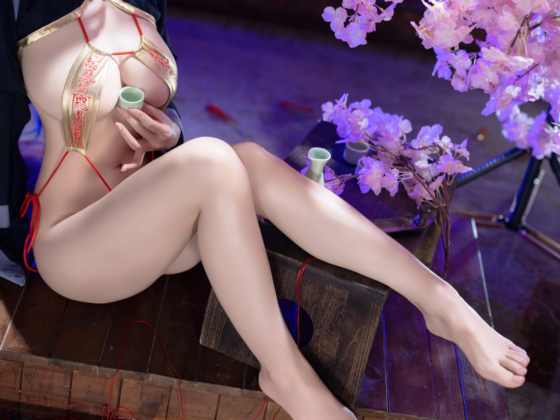 小仓千代w 源赖光 僵尸娘 FGO COS写真