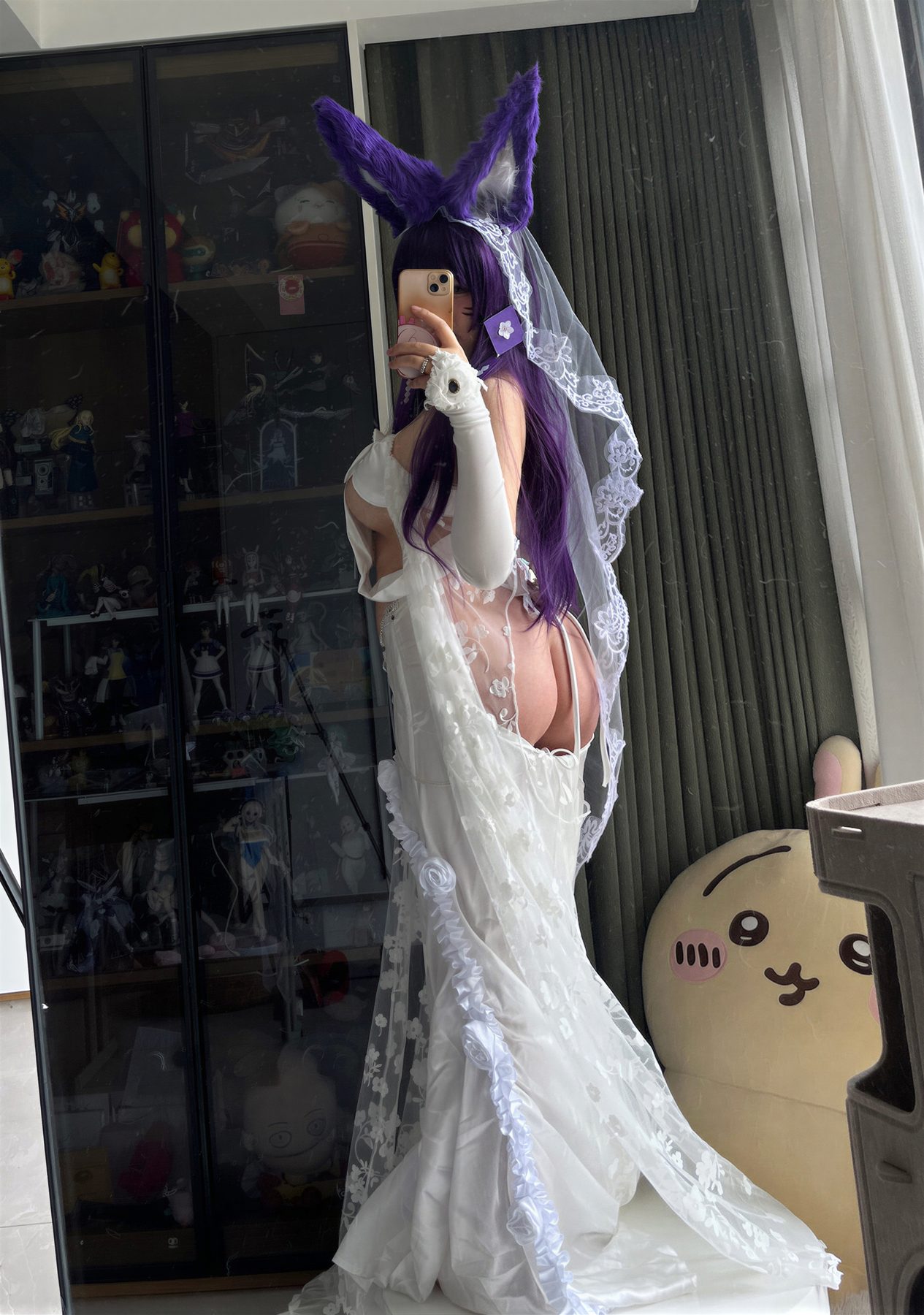 阿半今天很开心 武藏誓约花嫁 碧蓝航线 COS写真