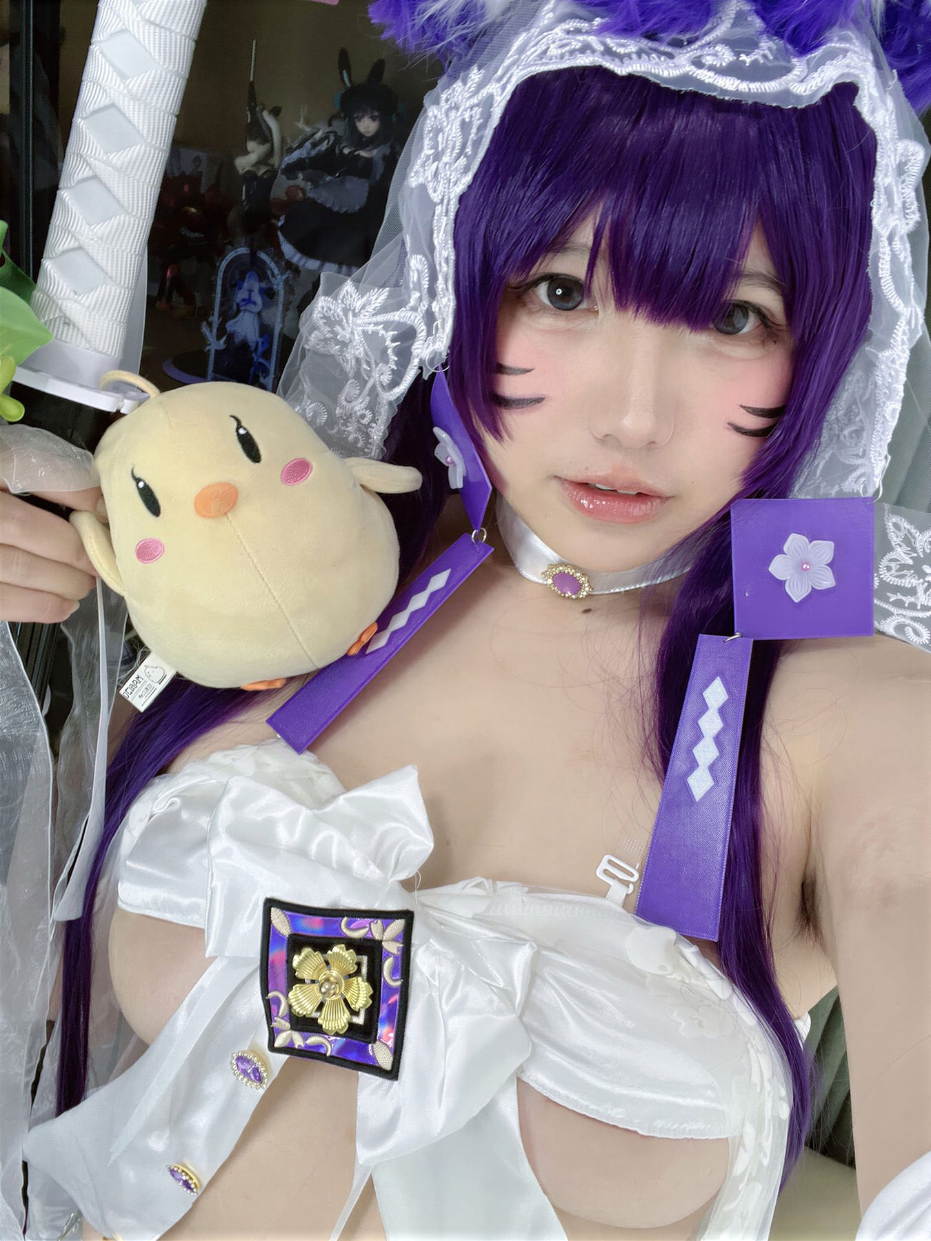 阿半今天很开心 武藏誓约花嫁 碧蓝航线 COS写真